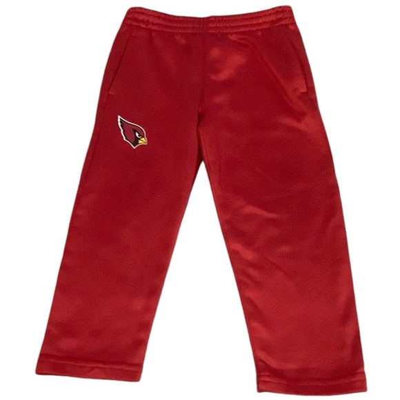 Arizona Cardinals NFL Team Apparel Red Track Pants  Boy’s 3T Football Fleece - Picture 1 of 8
